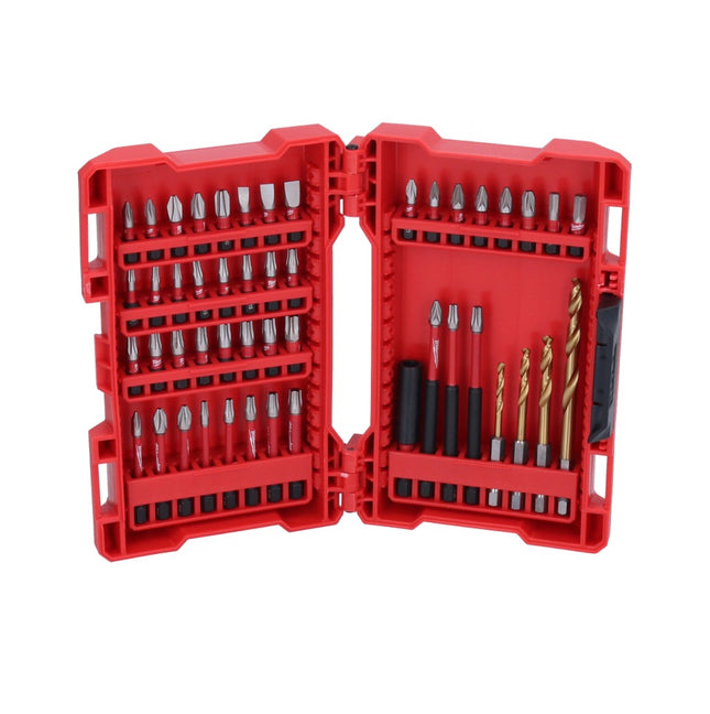 Milwaukee Shockwave Set d'embouts et de forets 48 pces ( 4932430906 ) Phillips / Pozidriv / Torx / Hex / Fente