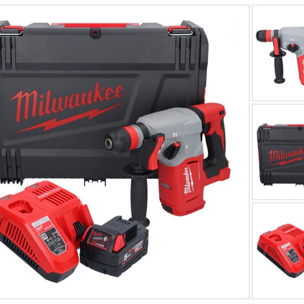 Milwaukee M18 BLHX-501X Akku Kombihammer 18 V 2,3 J Brushless + 1x Akku 5,0 Ah + Ladegerät + HD-Box