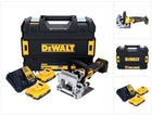 Fresa plana sin cable DeWalt DCW 682 D2T 18 V 102 x 20 mm sin escobillas + 2x batería recargable 2,0 Ah + cargador + TSTAK