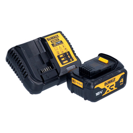 DeWalt DCW 682 M1T cordless flat dowel cutter 18 V 102 x 20 mm brushless + 1x rechargeable battery 4.0 Ah + charger + TSTAK