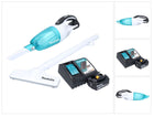 Makita DCL 181 FRTWX cordless hoover 18 V 53 mbar 0.65 L + 2x rechargeable battery 5.0 Ah + charger
