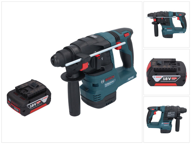 Martillo perforador profesional sin cable Bosch GBH 18V-22 18 V 1,9 J SDS Plus sin escobillas + 1x acumulador 5,0 Ah - sin cargador