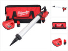 Pistolet à cartouche de batterie Milwaukee M12 PCG/600A-201B 12 V 600 ml (4933448764) + 1x batterie 2,0 Ah + chargeur + sac