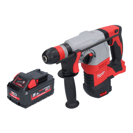 Milwaukee M18 HD18HX-551 akumulatorowy młot udarowo-obrotowy 18 V 2,4 J + 1x akumulator 5,5 Ah - bez ładowarki