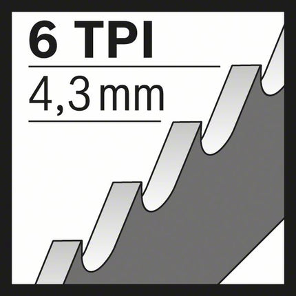 BOSCH Brzeszczot do piły szablastej S 1411 DF Długość 300 mm Szerokość 19 mm ( 4000837543 )