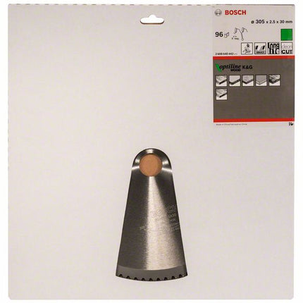 BOSCH Lame pour scie circulaire  D. ext. 305 mm nombre de dents 96 WZ/N ( 8000342029 )