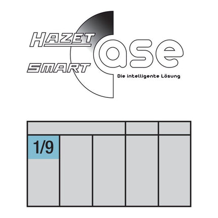 HAZET socket spanner set 854T 33-piece 1/4 ″ ( 4000820541 )