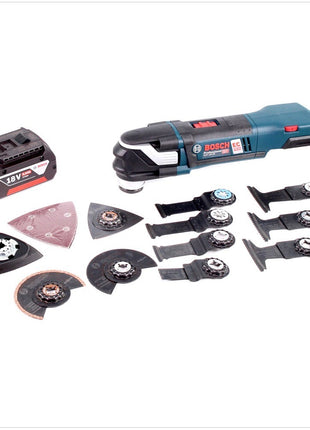 Bosch GOP 18V-28 Akku Multi-Cutter Brushless + 1x Akku 6,0Ah + Zubehör - ohne Ladegerät - Toolbrothers