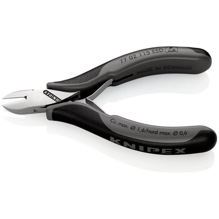 KNIPEX Pince coupante latérale électronique  longueur 115 mm forme 0 ( 4000810745 )
