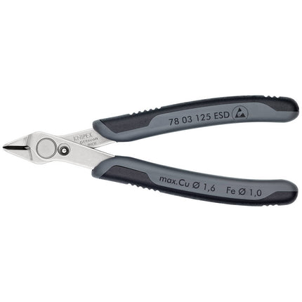 KNIPEX Electronics diagonal cutters Super-Knips(R) length 125 mm shape 0 ( 4000810509 )
