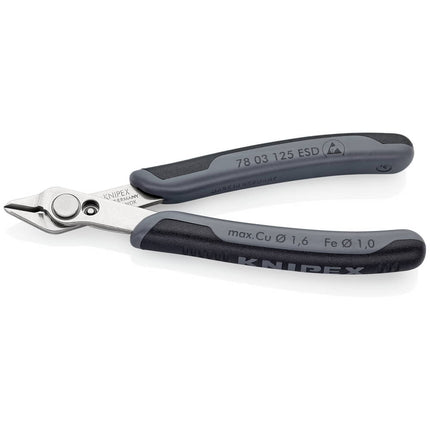 KNIPEX Electronics diagonal cutters Super-Knips(R) length 125 mm shape 0 ( 4000810509 )