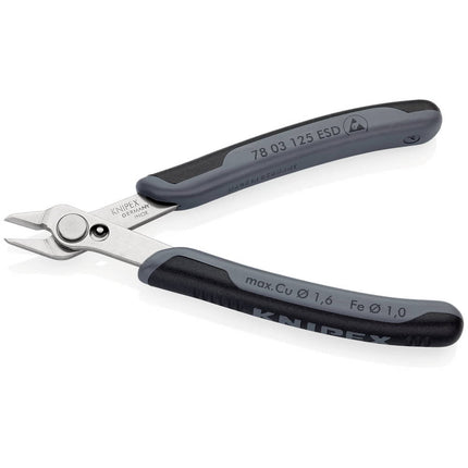 KNIPEX Electronics diagonal cutters Super-Knips(R) length 125 mm shape 0 ( 4000810509 )