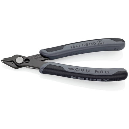 KNIPEX Electronics diagonal cutters Super-Knips(R) length 125 mm shape 6 ( 4000810510 )