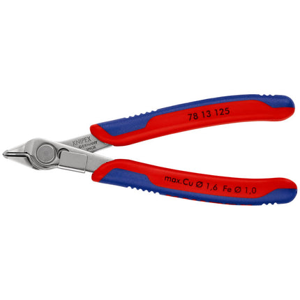 KNIPEX Electronics diagonal cutters Super-Knips(R) INOX length 125 mm shape 1 ( 4000810504 )