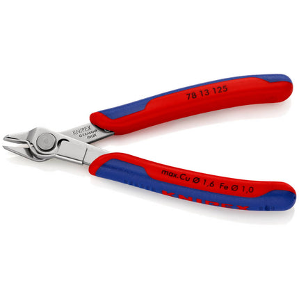 KNIPEX Electronics diagonal cutters Super-Knips(R) INOX length 125 mm shape 1 ( 4000810504 )