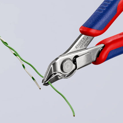 KNIPEX Electronics diagonal cutters Super-Knips(R) INOX length 125 mm shape 1 ( 4000810504 )