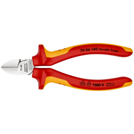 KNIPEX Diagonal cutters length 140 mm ( 4000810154 )