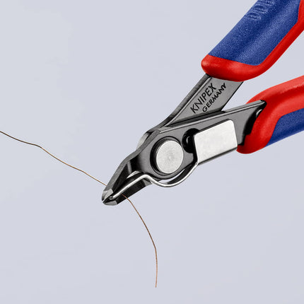 KNIPEX Electronics diagonal cutters Super-Knips(R) length 125 mm shape 4 ( 4000794644 )