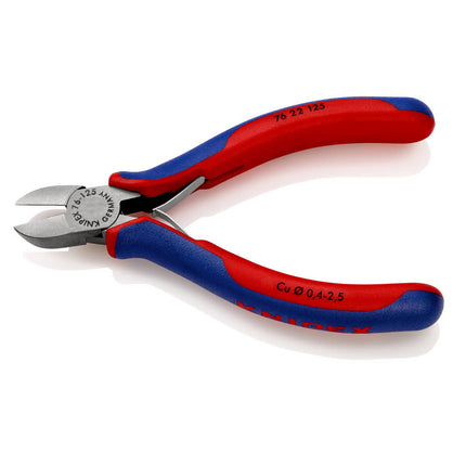 KNIPEX cortadores diagonales longitud 125 mm forma 2 biselado no ( 4000794626 )