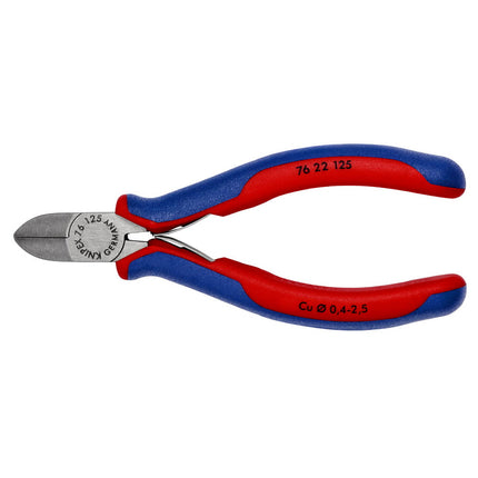 KNIPEX cortadores diagonales longitud 125 mm forma 2 biselado no ( 4000794626 )