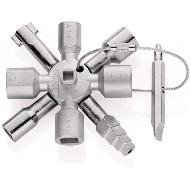 KNIPEX switch cabinet key TwinKey(R) 6 functions ( 4000829768 )