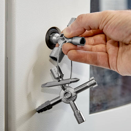 KNIPEX switch cabinet key TwinKey(R) 6 functions ( 4000829768 )
