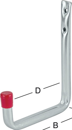 VORMANN wall hook U-shaped without rubber coating Projection 82 mm ( 3000273040 )