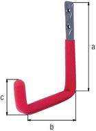 GAH wall hook U-shape red rubber projection 153 mm ( 8000256294 )