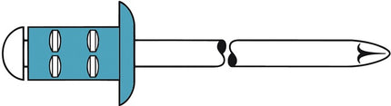 GESIPA Blindniet PolyGrip® Nietschaft d x l 3,2 x 8 mm ( 4000813785 )