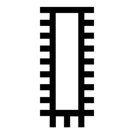 Pilnik warsztatowy PFERD DIN 7261 długość 100 mm przekrój 12 x 2,5 mm ( 4000840160 )