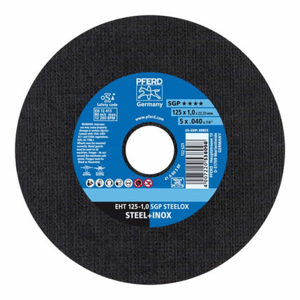 Tarcza tnąca PFERD SGP STEELOX D125x1mm prosta ( 4000843068 )