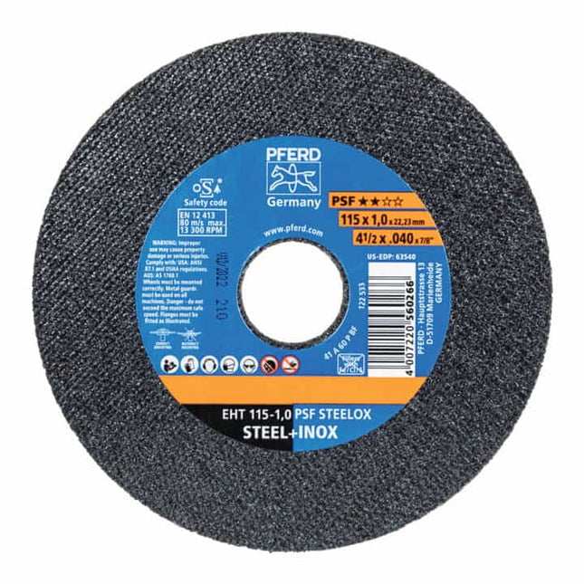 Disco de corte PFERD PSF STEELOX D230x1,9mm recto ( 4000841236 )
