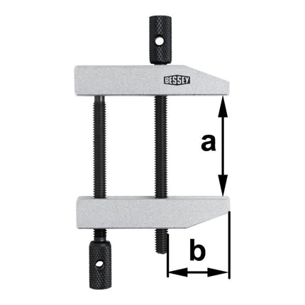 BESSEY Morsetto a vite parallelo PA Larghezza di serraggio 36 mm ( 4000831576 )