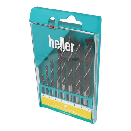 HELLER CV wood twist drill set 8 pieces ( 4000865117 )