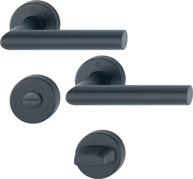 HOPPE Rosettengarnitur Amsterdam E1400Z/42KV/42KVS Edelstahl F9714M ( 3000209763 )