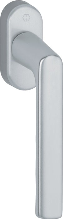 HOPPE window handle Hamburg 0700L/U26 Aluminium F1 Aluminium silver-coloured ( 3000203151 )