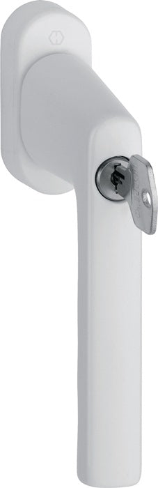 Manilla de ventana HOPPE Hamburg 0700LS/U26 100NM Aluminio F9016 blanco tráfico ( 3000203156 )