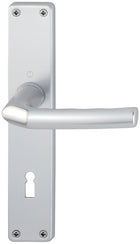 HOPPE long plate set Birmingham 1117/202SP Aluminium F1 ( 3000252985 )