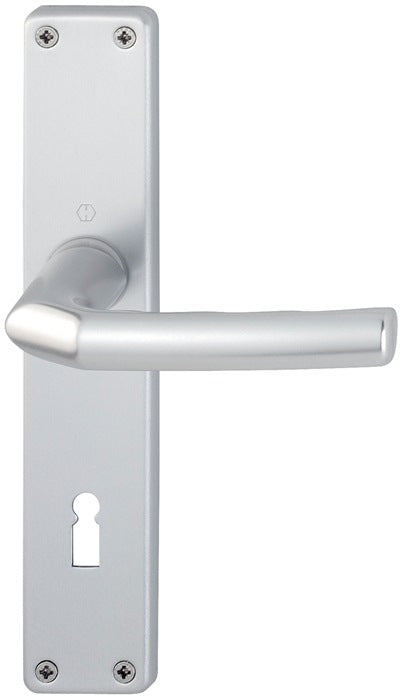 HOPPE long plate set Birmingham 1117/202SP Aluminium F1 ( 3000252985 )