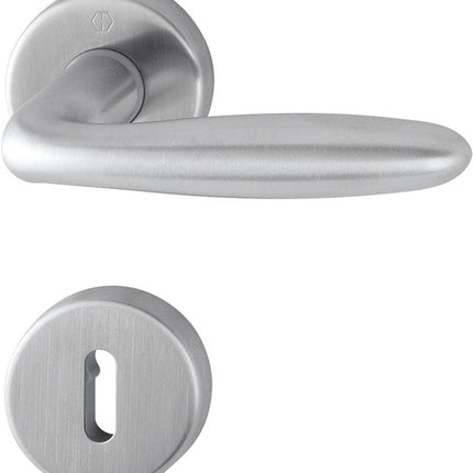 HOPPE rose set Verona E1800Z/42KV/42KVS stainless steel F69 ( 3000252711 )