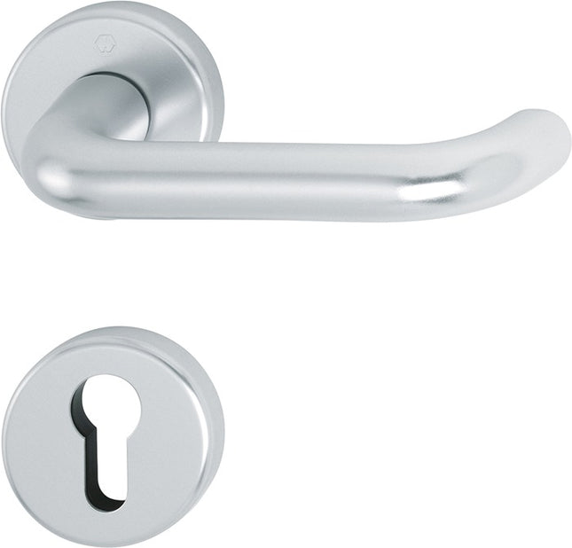 HOPPE Juego de escudos Paris 138L/42KV/42KVS Aluminio F1 ( 3000203809 )