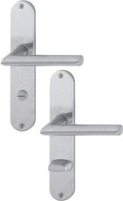 HOPPE long escutcheon set Stockholm E1140Z/302 stainless steel F69 ( 3000252145 )