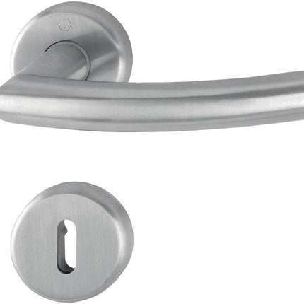 HOPPE Escutcheon set Narvik E1430ZP/17KV/17KVS Stainless steel F69 ( 3000252275 )