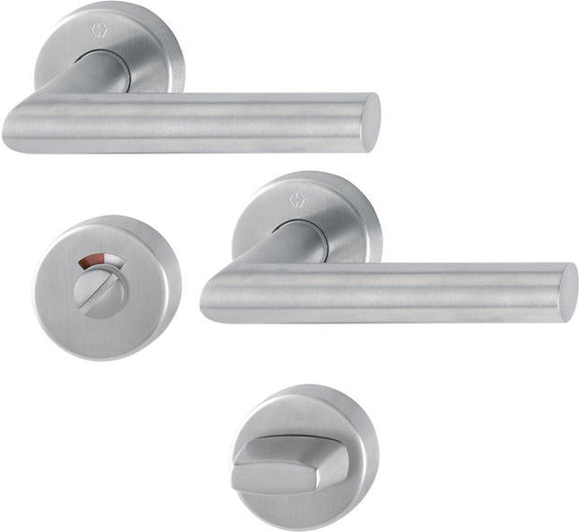 HOPPE Escutcheon set Amsterdam E1400/42H/42HKVS Stainless steel F69 ( 3000203116 )