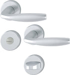 HOPPE Garniture à rosette New York 1810/42KV/42KVS aluminium F1 ( 3000203560 )