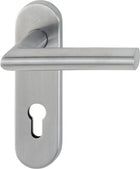 HOPPE Garniture d'entrée courte Amsterdam E1400/353KH acier inoxydable F69 ( 3000203119 )