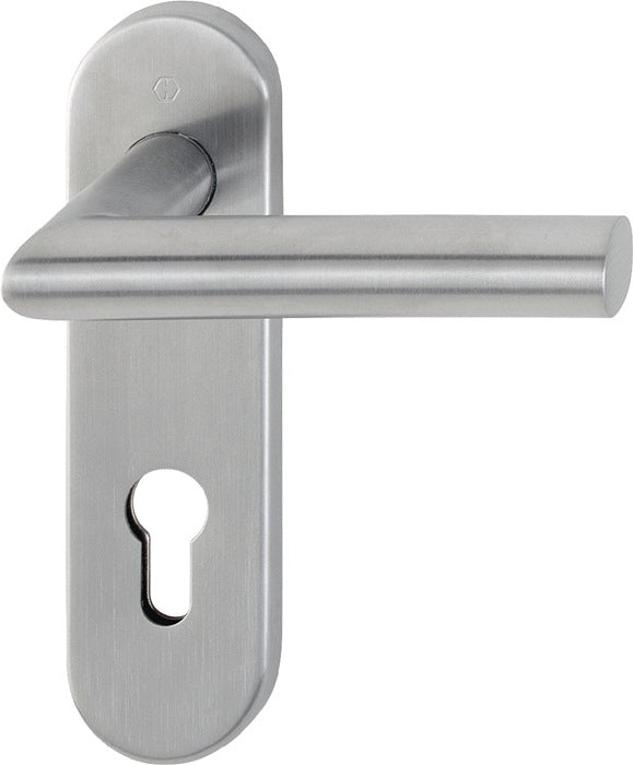 HOPPE Garniture d'entrée courte Amsterdam E1400/353KH acier inoxydable F69 ( 3000203119 )