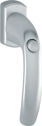 Maniglia HOPPE New York 0810SV/U10 alluminio F9016 / bianco traffico ( 3000203690 )