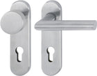 HOPPE short escutcheon set Amsterdam E58/353K/1400Z stainless steel F69 ( 3000203007 )