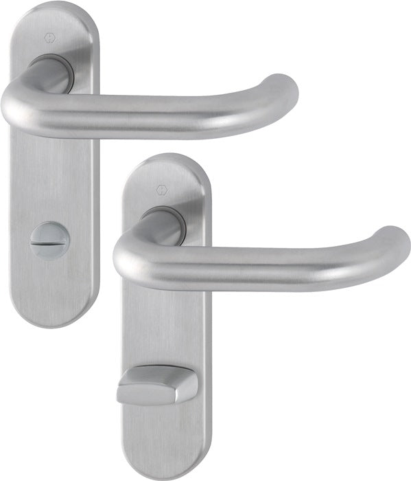 HOPPE short escutcheon set Paris E138Z/353K stainless steel F69 ( 3000203014 )